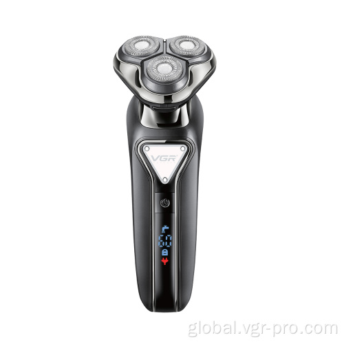 Hair Beard Trimmer Shaver VGR V-323 Rechargeable Rotary Electric Shaver Waterproof Factory